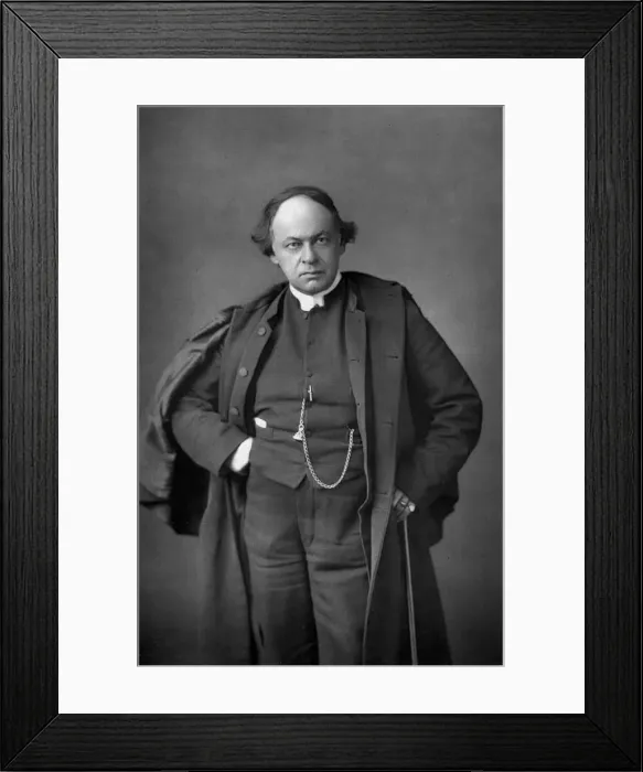 Framed Print : Reverend Hugh Reginald Haweis (1838-1901), English cleric and writer, 1893. Artist: W&D Downey Framed Print : Reverend Hugh Reginald Haweis (1838-1901), English cleric and writer, 1893. Artist: W&D Downey