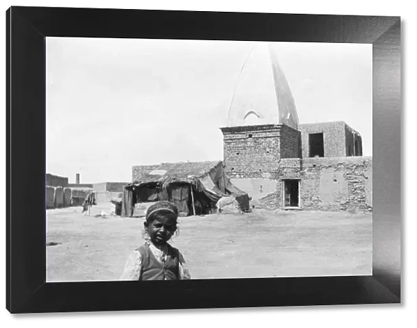 A temple in Nowshera, India, 1916-1917