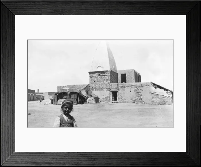 Framed Print : A temple in Nowshera, India, 1916-1917 Framed Print : A temple in Nowshera, India, 1916-1917