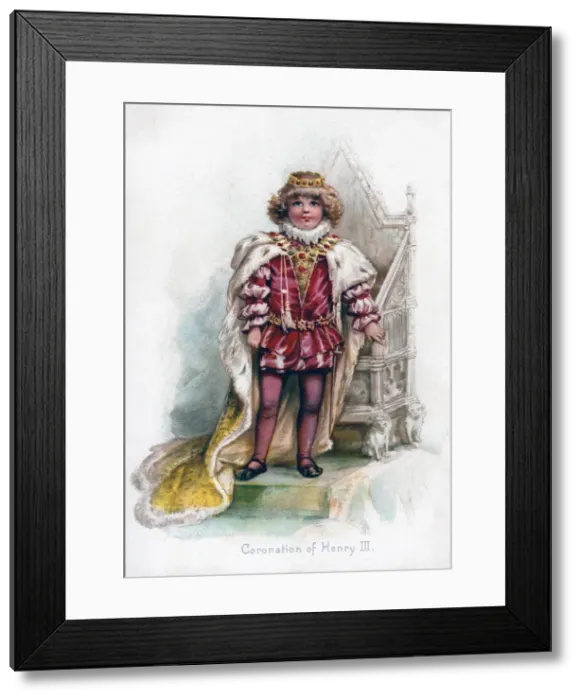 Framed Print : Coronation of Henry III, 1897. Artist: Frances Brundage Framed Print : Coronation of Henry III, 1897. Artist: Frances Brundage