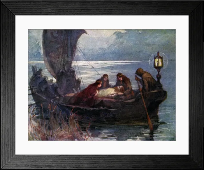 Framed Print : The Passing of Arthur, 1925 Framed Print : The Passing of Arthur, 1925