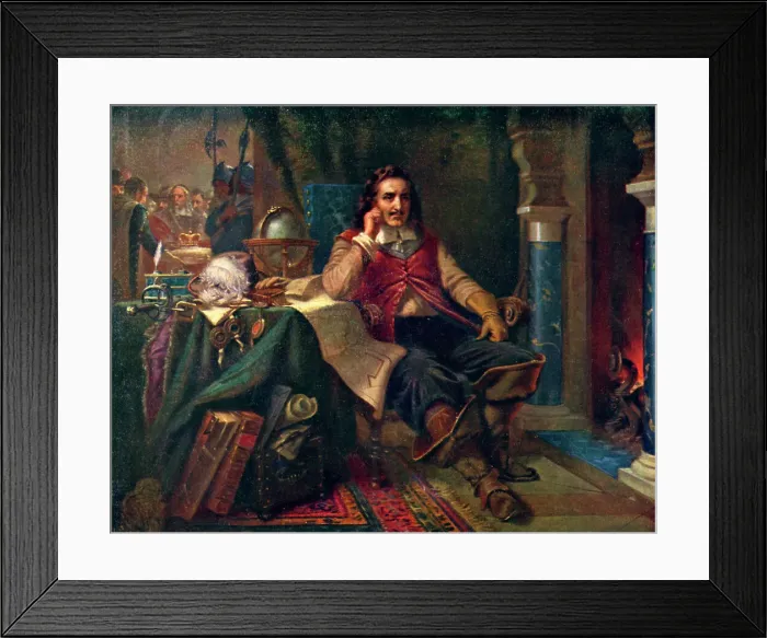 Framed Print : Cromwell refusing the Crown, 1925 Framed Print : Cromwell refusing the Crown, 1925
