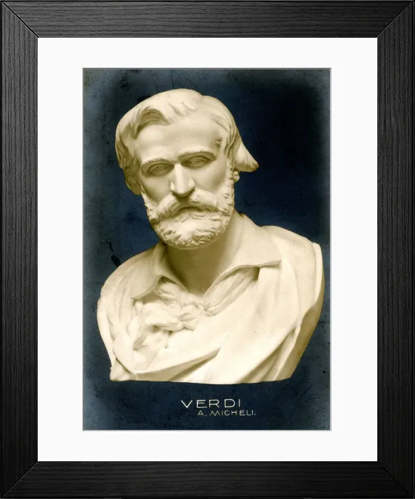 Framed Print : Giuseppe Verdi (1813-1901), Italian composer, 1909 Framed Print : Giuseppe Verdi (1813-1901), Italian composer, 1909