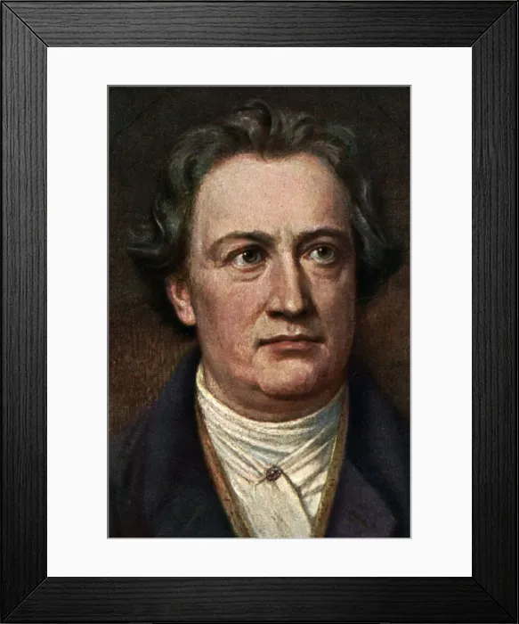Framed Print : Johann Wolfgang von Goethe (1749-1832), German writer, c1920s Framed Print : Johann Wolfgang von Goethe (1749-1832), German writer, c1920s