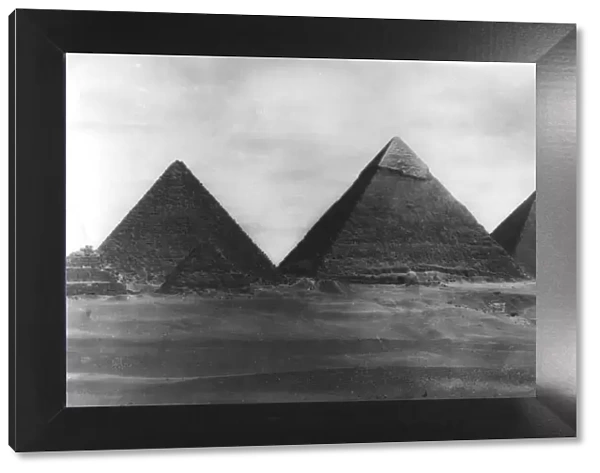 The Pyramids at Giza, Egypt, 1949