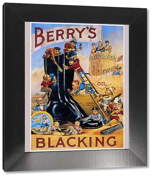 Advertisement for Berrys boot polish, 1887