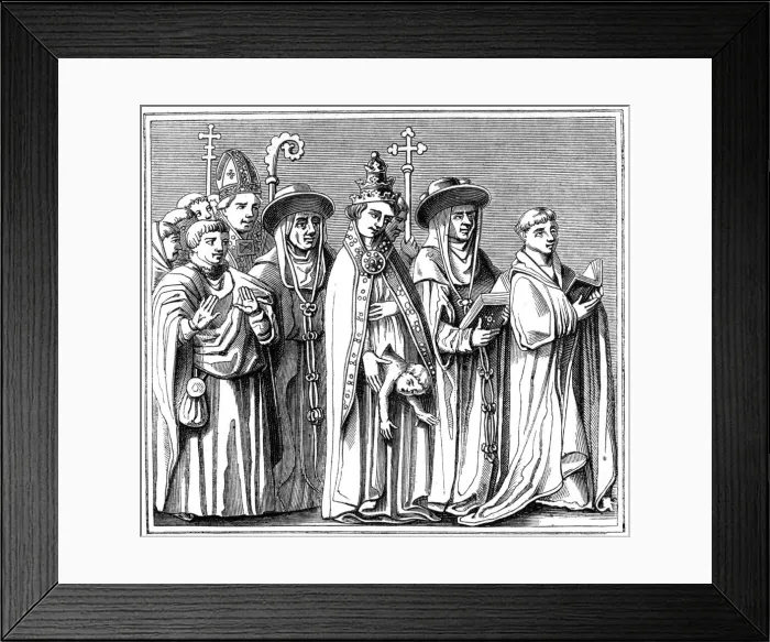 Framed Print : Papesse Jeanne, 15th century (1849) Framed Print : Papesse Jeanne, 15th century (1849)