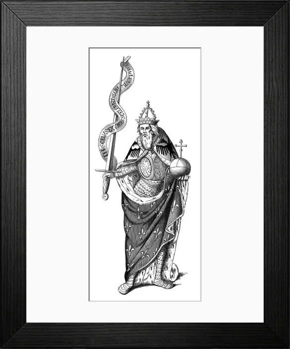 Framed Print : The Emperor Charlemagne (742-814), 1849 Framed Print : The Emperor Charlemagne (742-814), 1849