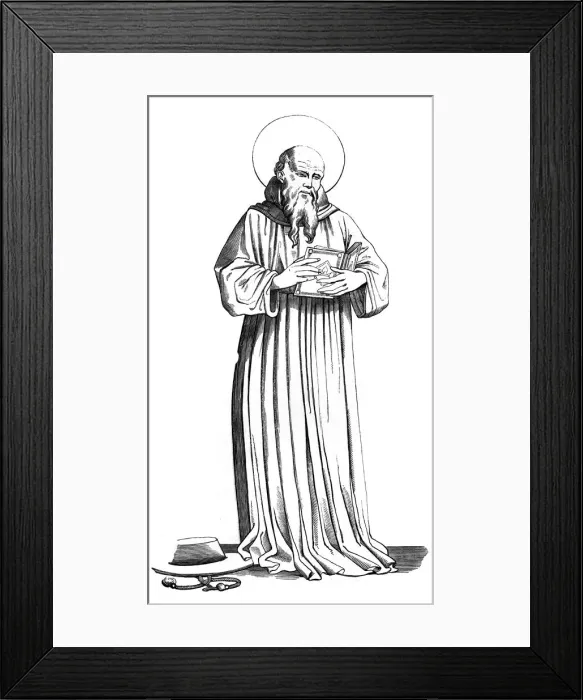 Framed Print : St Bonaventure, (1221-1274), 15th century, (1849) Framed Print : St Bonaventure, (1221-1274), 15th century, (1849)