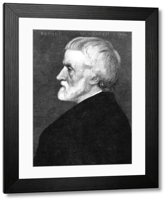 Framed Print : George Meredith (1828-1909), English novelist and poet, early 20th century Framed Print : George Meredith (1828-1909), English novelist and poet, early 20th century