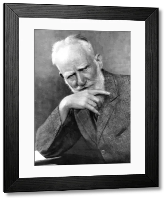 Framed Print : George Bernard Shaw (1856-1950), Irish author, early 20th century Framed Print : George Bernard Shaw (1856-1950), Irish author, early 20th century
