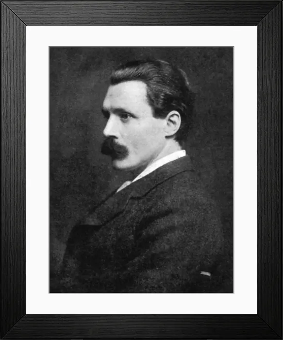 Framed Print : George Gissing (1857-1903), English novelist, early 20th century Framed Print : George Gissing (1857-1903), English novelist, early 20th century