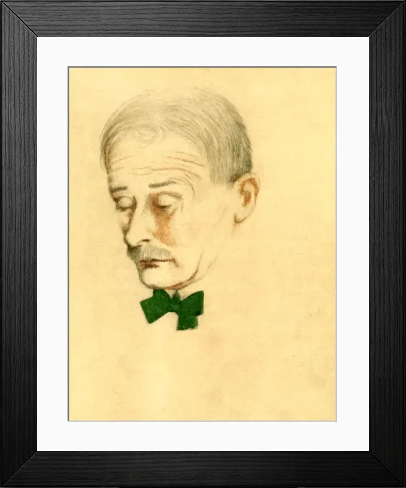 Framed Print : John Masefield (1878-1967), English poet and writer, early 20th century Framed Print : John Masefield (1878-1967), English poet and writer, early 20th century