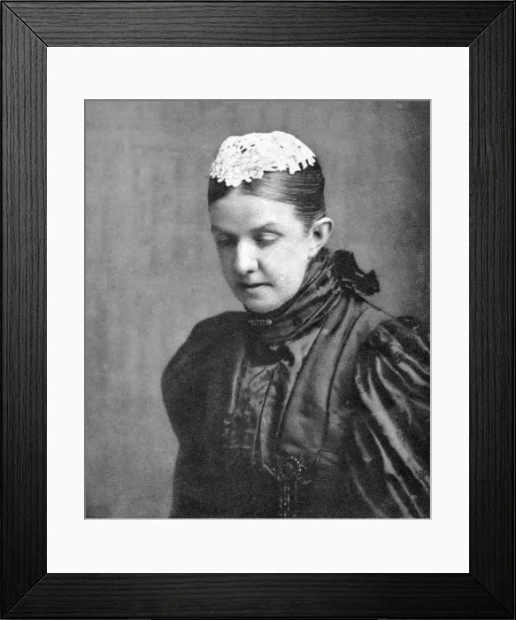 Framed Print : Rosa Nouchette Carey (1840-1909), English novelist, early 20th century Framed Print : Rosa Nouchette Carey (1840-1909), English novelist, early 20th century