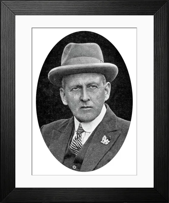 Framed Print : Alfred Sheppard, writer, early 20th century Framed Print : Alfred Sheppard, writer, early 20th century