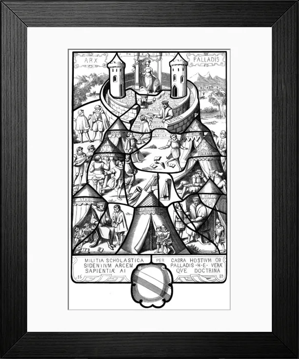 Framed Print : The Citadel of Pallas, 1589 (1849) Framed Print : The Citadel of Pallas, 1589 (1849)