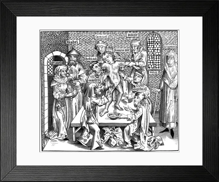 Framed Print : The martyrdom of Simon of Trent, 1493 (1849). Artist: Pierre Wolgmuth Framed Print : The martyrdom of Simon of Trent, 1493 (1849). Artist: Pierre Wolgmuth