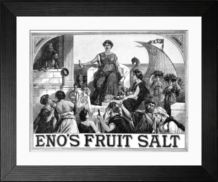 Framed Print : Pomona bringing the fruits of the earth to Hygeia, 1885. Artist: M Corquodale Framed Print : Pomona bringing the fruits of the earth to Hygeia, 1885. Artist: M Corquodale