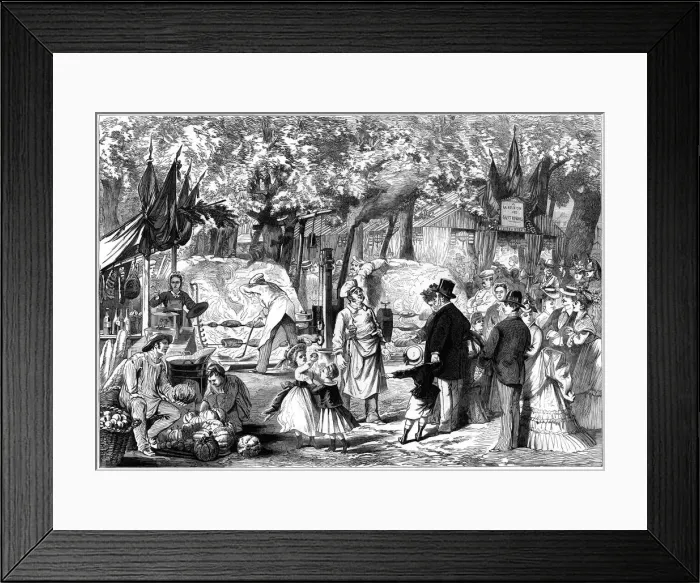 Framed Print : The Fete des Loges, St-Germain-en-Laye, France, 1874 Framed Print : The Fete des Loges, St-Germain-en-Laye, France, 1874