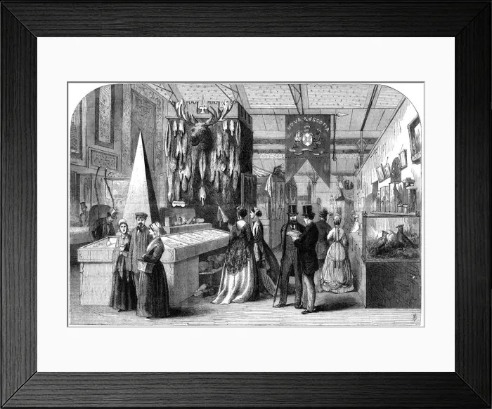 Framed Print : The Nova Scotia section of the Paris International Exhibition, 1867 Framed Print : The Nova Scotia section of the Paris International Exhibition, 1867