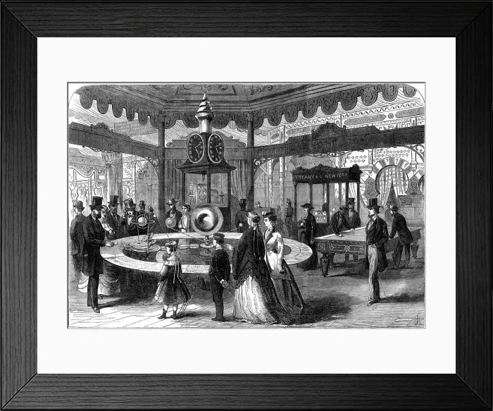 Framed Print : The United States section of the Paris International Exhibition, 1867 Framed Print : The United States section of the Paris International Exhibition, 1867