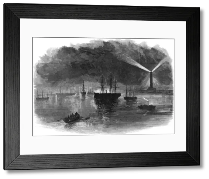 Framed Print : The illuminations of Port Said during the opening of the Suez Canal, Egypt, 1869 Framed Print : The illuminations of Port Said during the opening of the Suez Canal, Egypt, 1869