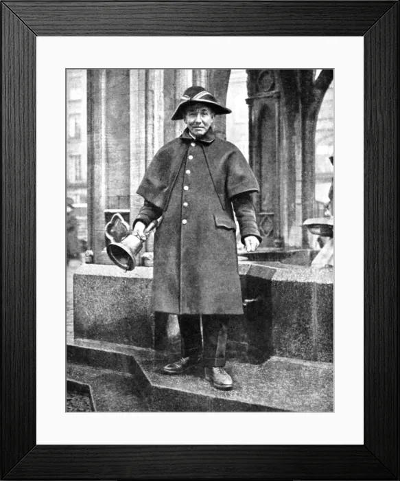 Framed Print : Town crier, Cambridge, England, 1936. Artist: Donald McLeish Framed Print : Town crier, Cambridge, England, 1936. Artist: Donald McLeish