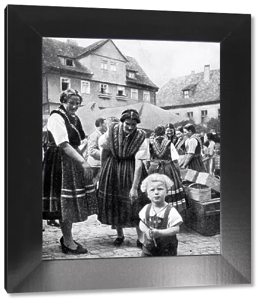 Traditional costume, South Germany, 1936