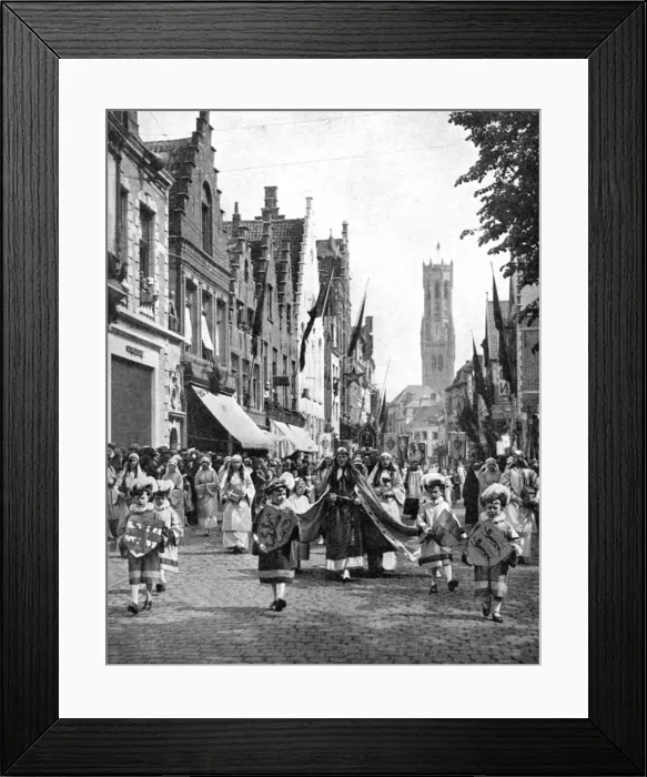 Framed Print : Festival of the Holy Blood of Christ, Bruges, Belgium, 1936. Artist: Charles E Brown Framed Print : Festival of the Holy Blood of Christ, Bruges, Belgium, 1936. Artist: Charles E Brown