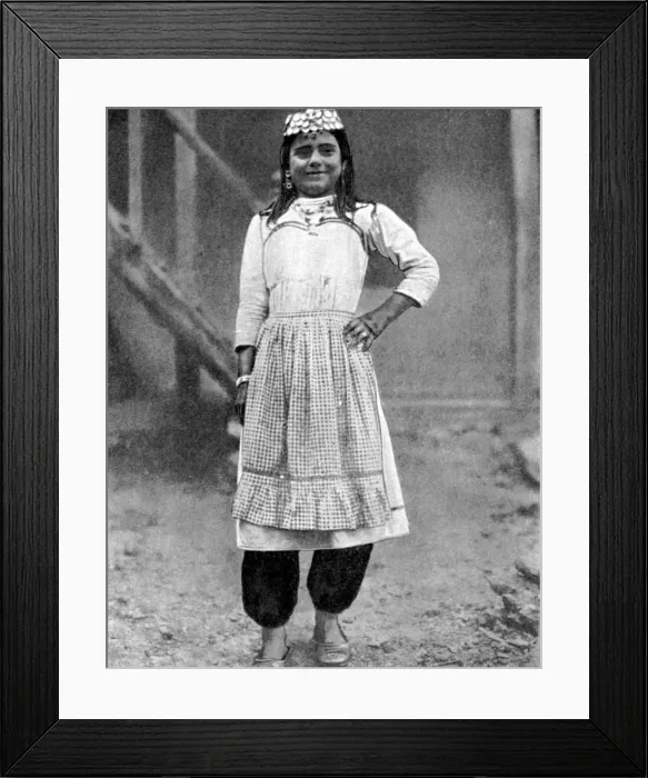 Framed Print : Tartar girl of the Green Peninsula, Crimea, 1936 Framed Print : Tartar girl of the Green Peninsula, Crimea, 1936