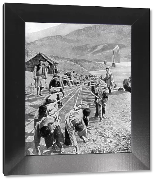 Porters in Tibet, 1936. Artist: Fox