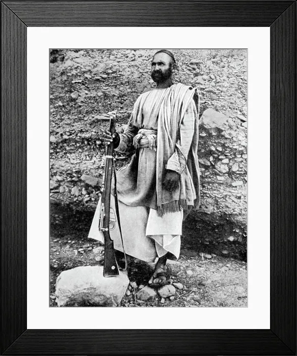 Framed Print : Afghan tribesman, 1936. Artist: Fox Framed Print : Afghan tribesman, 1936. Artist: Fox