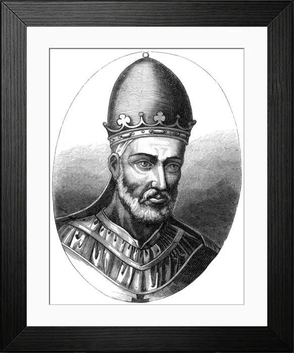 Framed Print : Pope Honorius III (1148-1227), 1849 Framed Print : Pope Honorius III (1148-1227), 1849