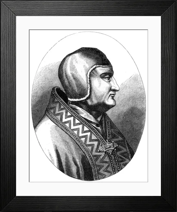 Framed Print : Pope Clement IV (d1268), 1849