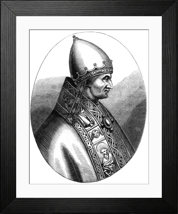 Framed Print : Pope Innocent IV (1180-1254), 1849