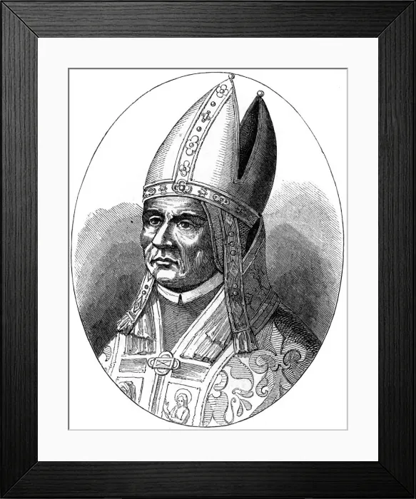 Framed Print : Pope Sylvester I (d335), 1849 Framed Print : Pope Sylvester I (d335), 1849