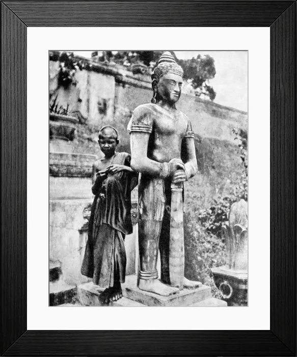 Framed Print : Youthful devotee of the great Buddha, 1936. Artist: Ewing Galloway Framed Print : Youthful devotee of the great Buddha, 1936. Artist: Ewing Galloway