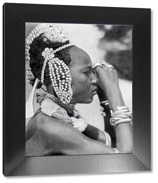 A Nigerian girl, 1936Artist: Wide World Photos