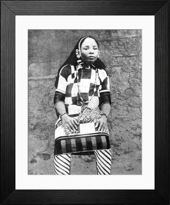 Framed Print : The fashionable wife of a wealthy Arab, Africa, 1936. Artist: ENA Framed Print : The fashionable wife of a wealthy Arab, Africa, 1936. Artist: ENA