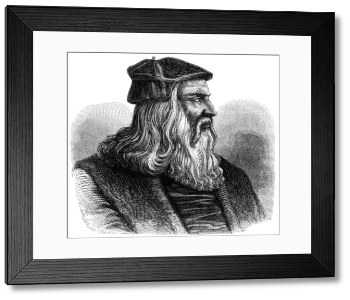 Framed Print : Leonardo da Vinci (1452-1519), 16th century (1849) Framed Print : Leonardo da Vinci (1452-1519), 16th century (1849)