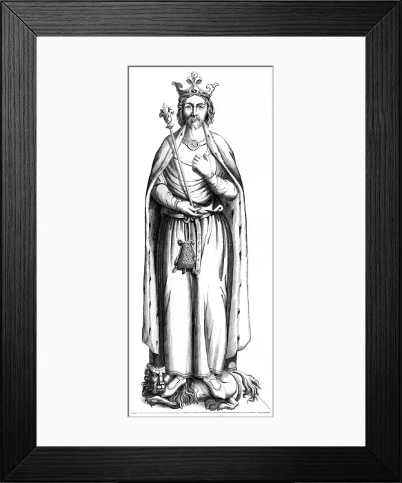 Framed Print : Charles the Simple (879-929), 16th century (1849) Framed Print : Charles the Simple (879-929), 16th century (1849)