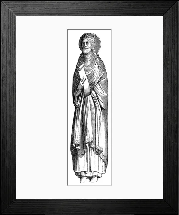 Framed Print : Clotaire I (497-560), King of the Franks, 1849