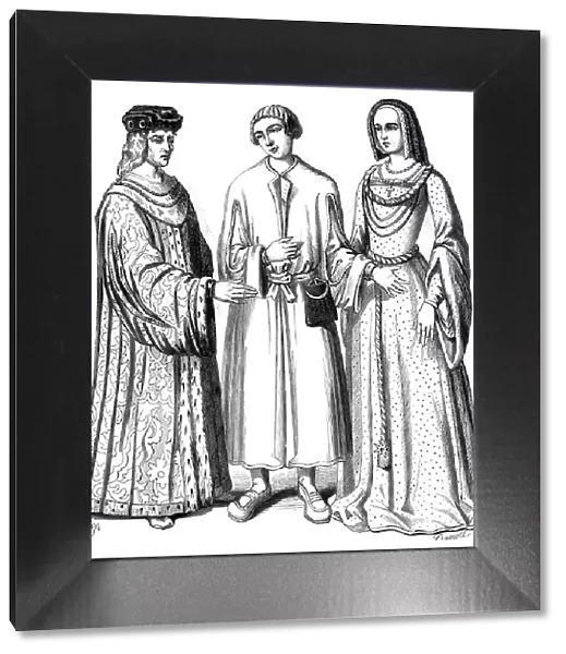 Costumes of the period of King Louis XII of France, 15th century (1849). Artist: Dumont