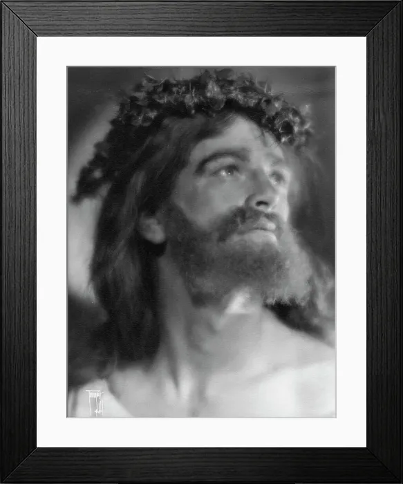 Framed Print : A photographic representation of Jesus, early 20th century. Artist: Tornquist Framed Print : A photographic representation of Jesus, early 20th century. Artist: Tornquist