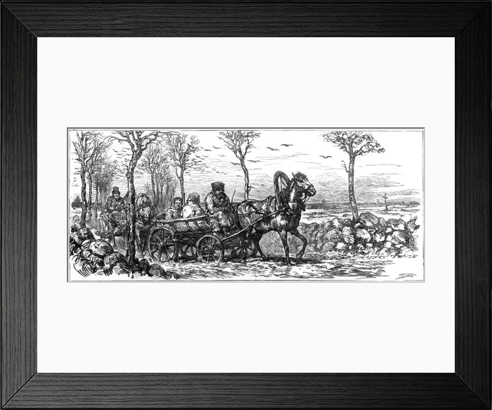 Framed Print : On a road near St Petersburg, Russia, 1882 Framed Print : On a road near St Petersburg, Russia, 1882