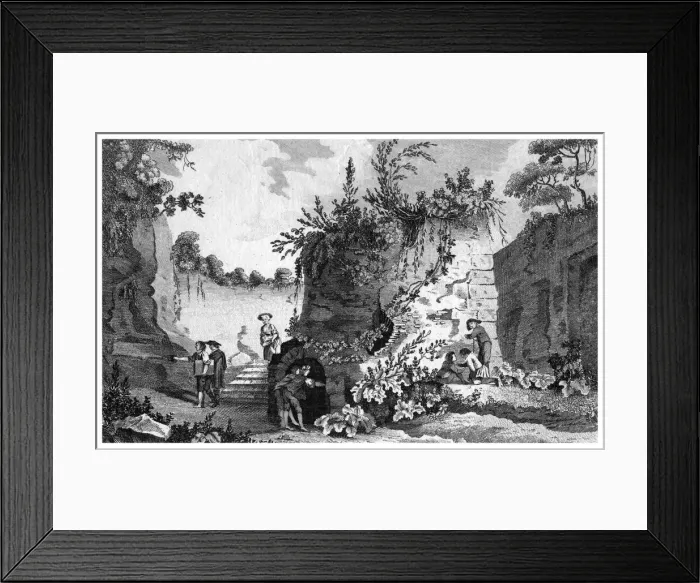 Framed Print : The tomb of Virgil, near Naples, Italy, 1788. Artist: Thomas Prattent Framed Print : The tomb of Virgil, near Naples, Italy, 1788. Artist: Thomas Prattent