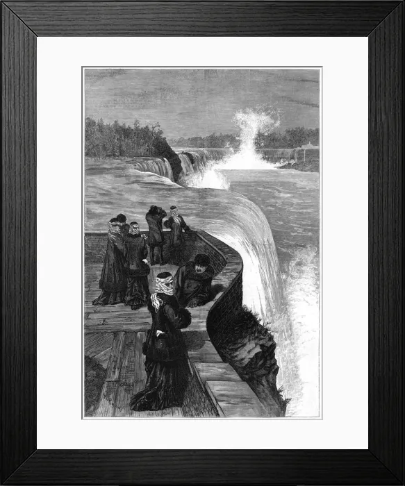 Framed Print : The Marquis and Marchioness of Lorne at Niagara Falls, Canada, 1879 Framed Print : The Marquis and Marchioness of Lorne at Niagara Falls, Canada, 1879