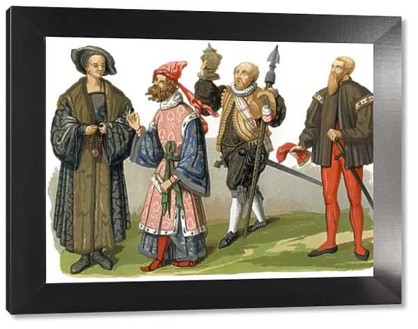 Costumes, 16th century (1849). Artist: Edward May