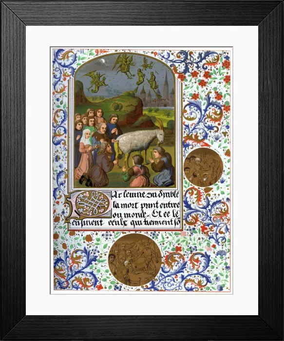 Framed Print : The Sabbath in Vaudois, France, c13th century (1849) Framed Print : The Sabbath in Vaudois, France, c13th century (1849)