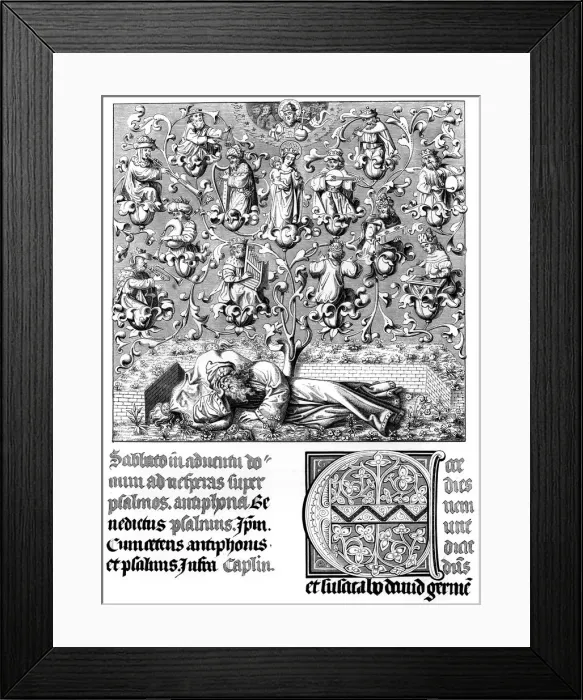 Framed Print : Celestial concert, 15th century (1849). Artist: A Bisson Framed Print : Celestial concert, 15th century (1849). Artist: A Bisson